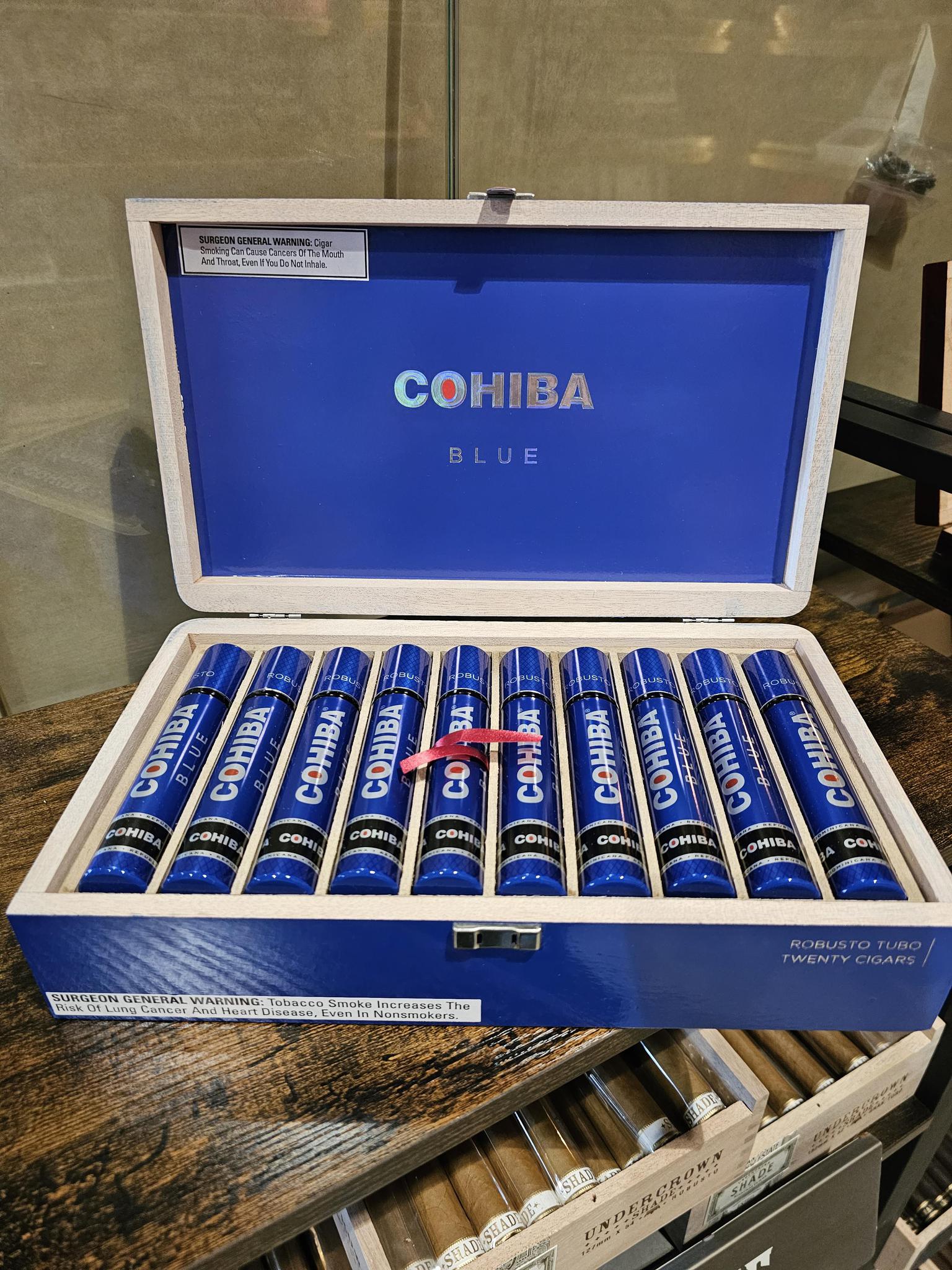 -Cohiba Blue Robusto Tubo (Single Stick)