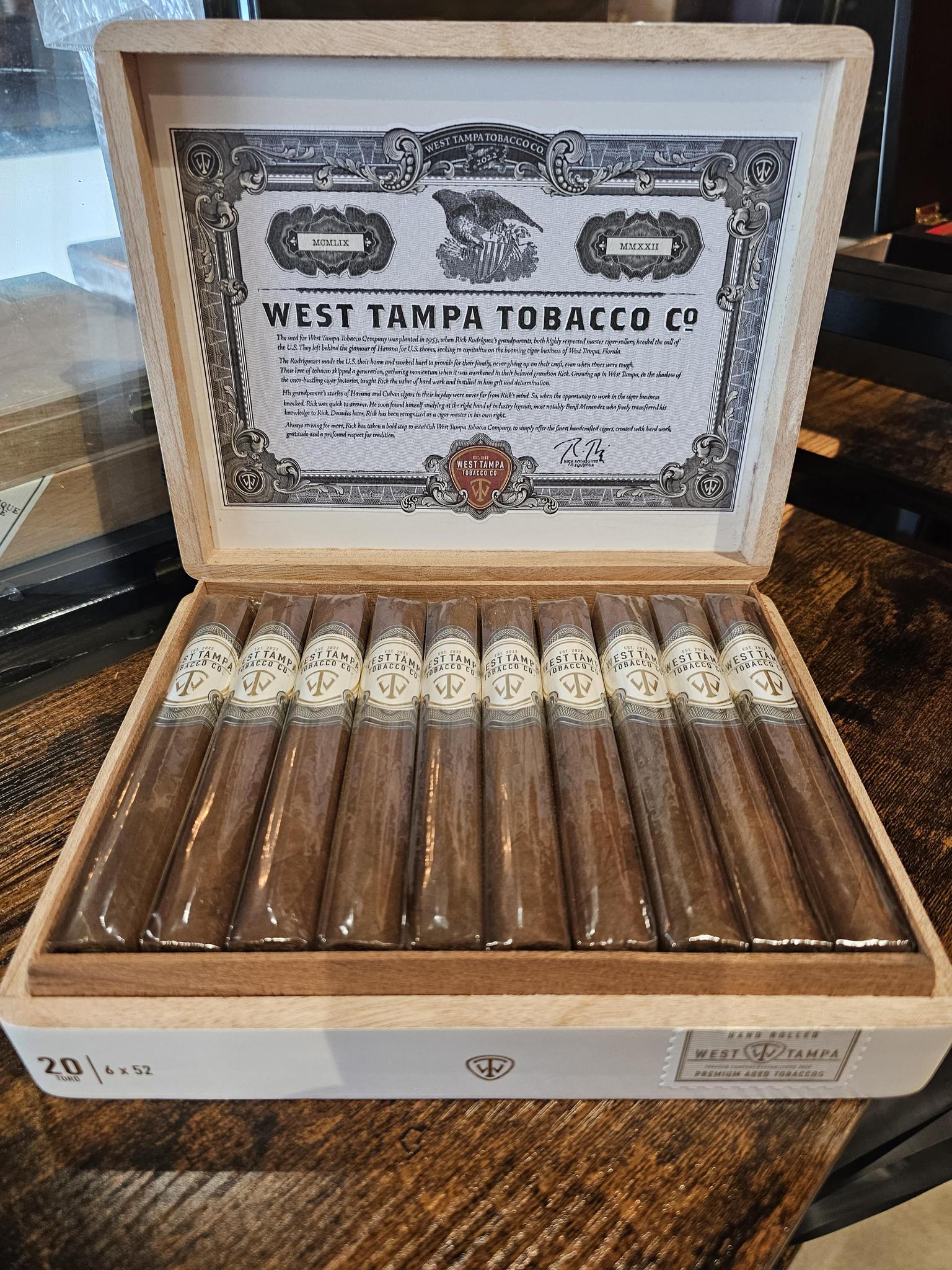 -West Tampa Tobacco Co White Toro (Single Stick)