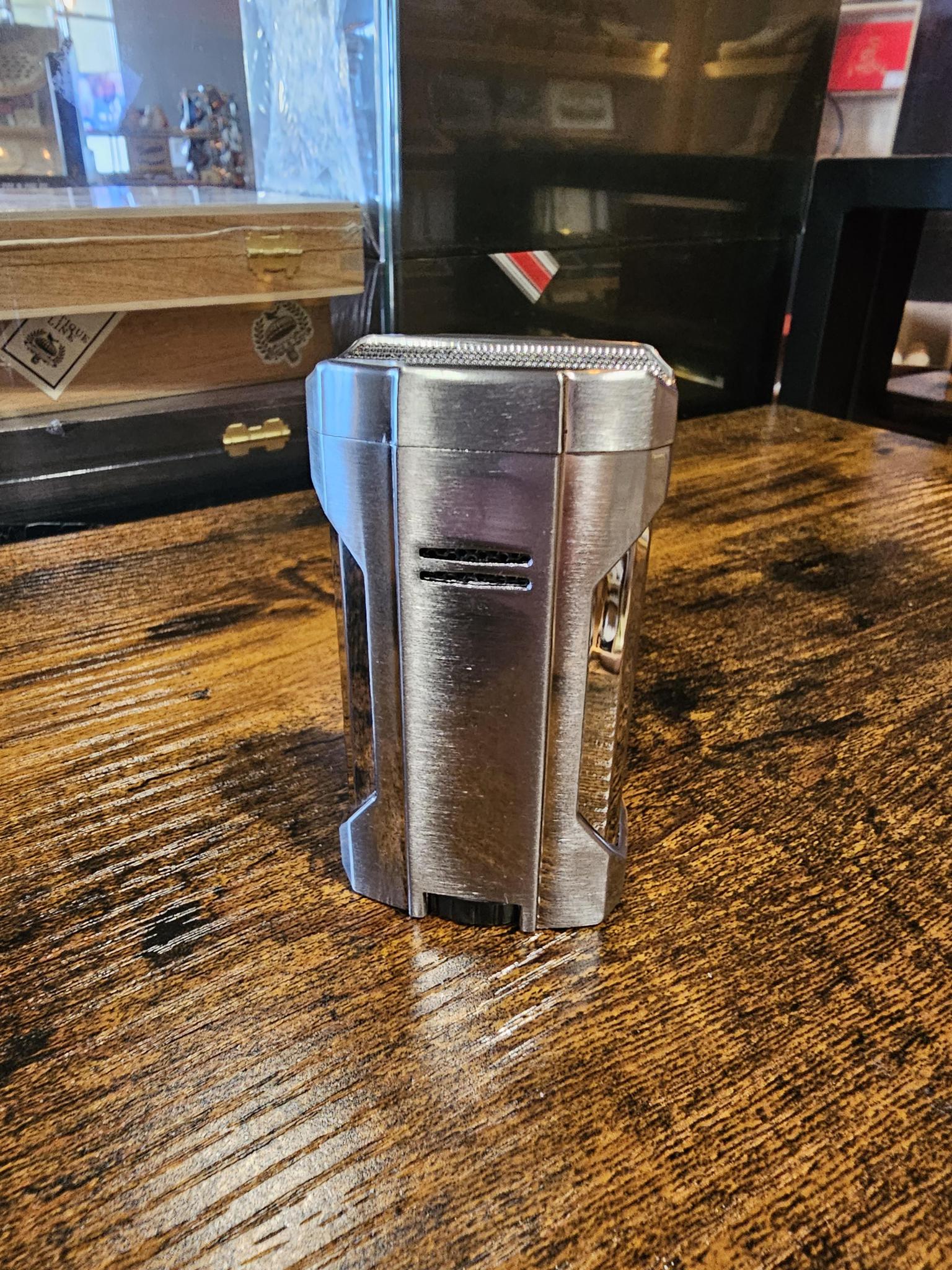 -Visol Rhino 2.0 Table Lighter (Silver)