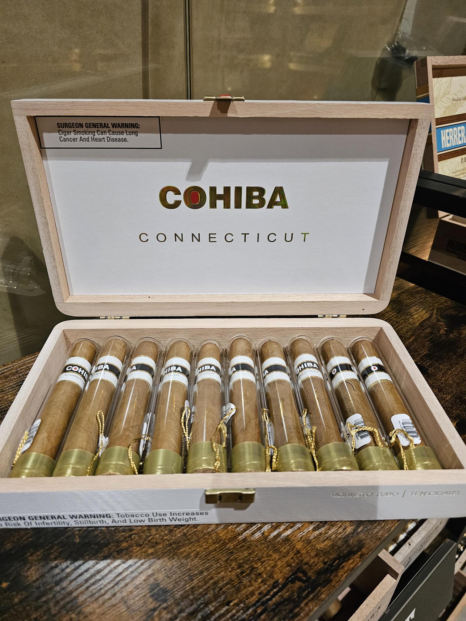 -Cohiba Connecticut Robusto Tubo (Box)